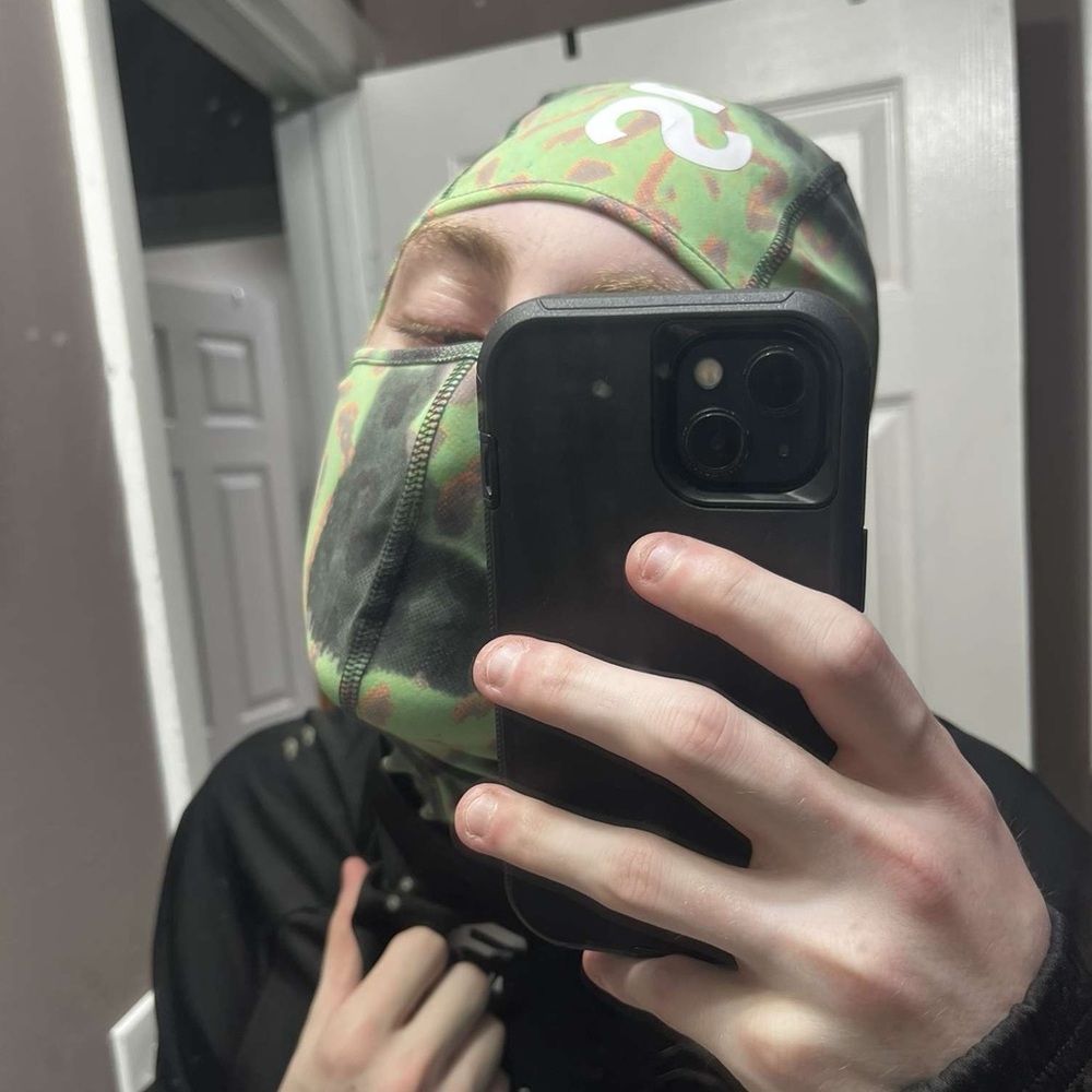 Supreme Viral Green Heat Reactive Ski Mask Balaclava Accessory